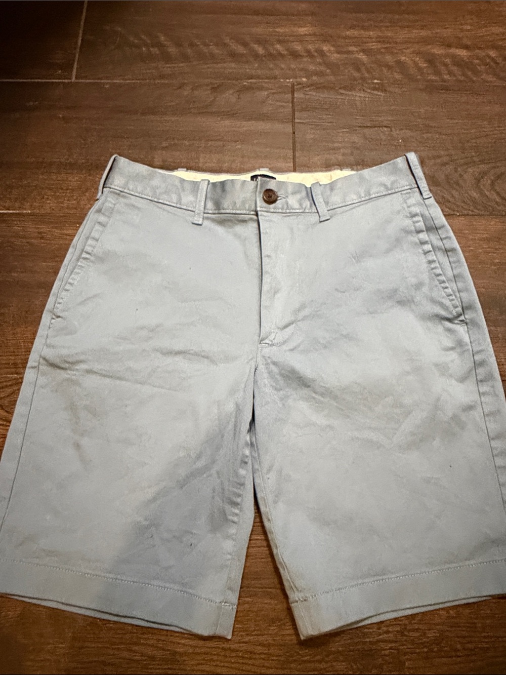 J. Crew Men's Light Blue Cotton Chino Shorts size 28